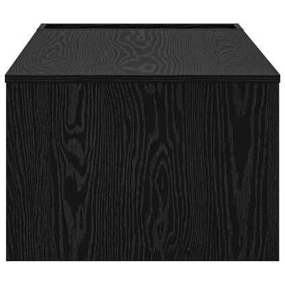 Coffee Table Black Oak 95 x 50 x 34 cm Engineered Wood
