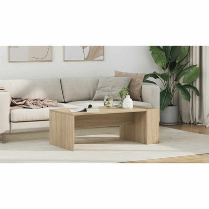 Coffee Table Sonoma Oak 95 x 50 x 34 cm Engineered Wood