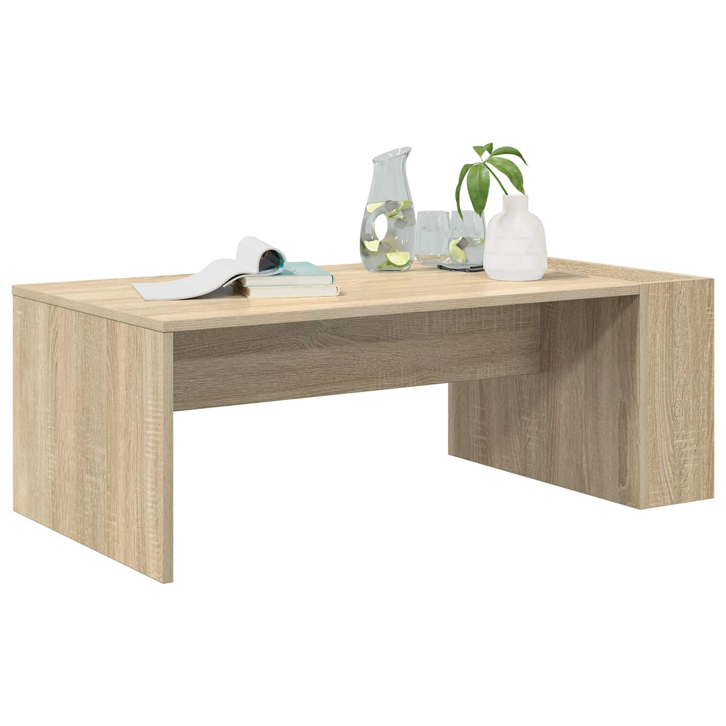 Coffee Table Sonoma Oak 95 x 50 x 34 cm Engineered Wood