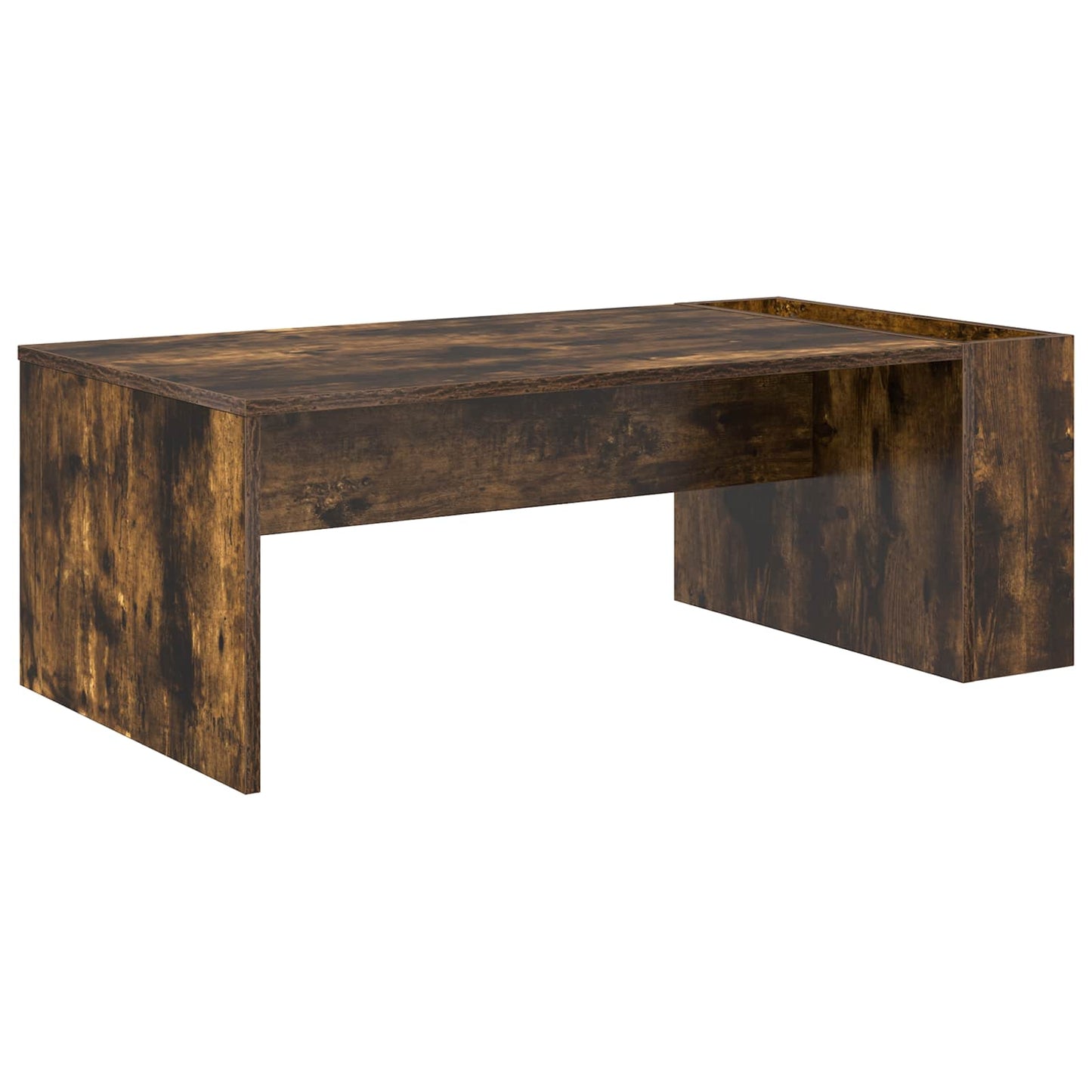 Coffee Table Smoked Oak 95 x 50 x 34 cm Engineered Wood