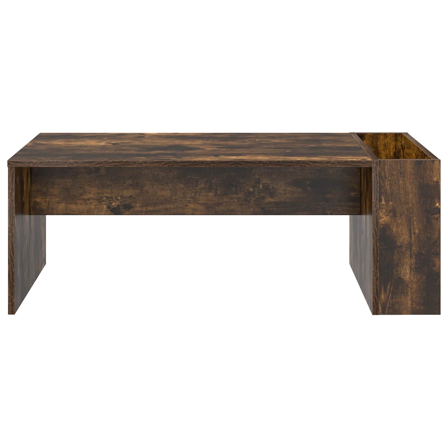 Coffee Table Smoked Oak 95 x 50 x 34 cm Engineered Wood