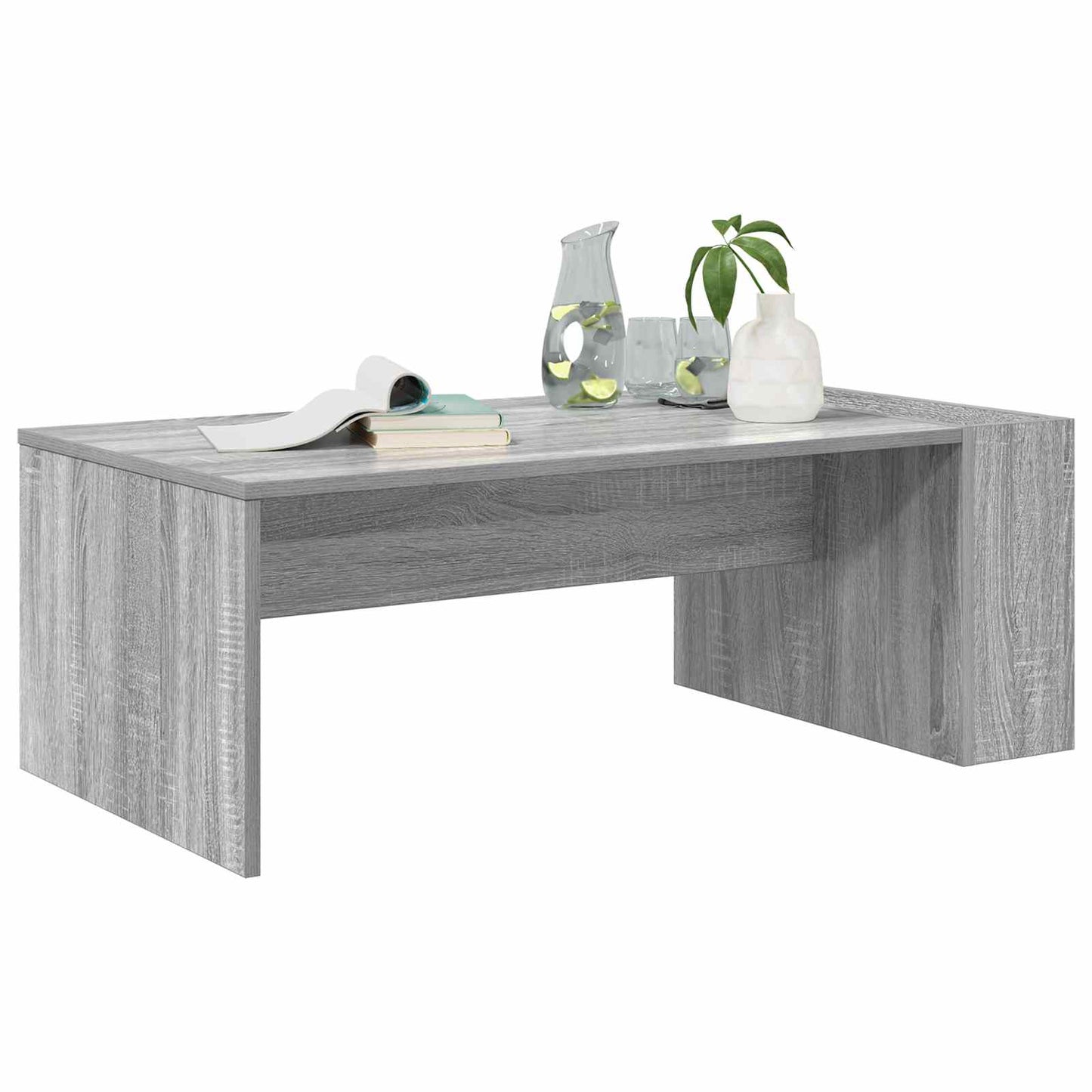 Coffee Table Grey Sonoma 95 x 50 x 34 cm Engineered Wood