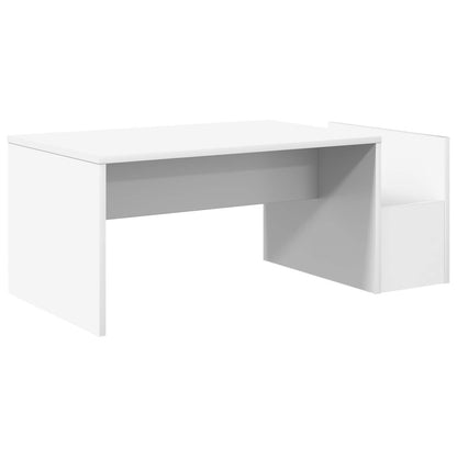 Coffee Table White 90 x 45 x 35 cm Engineered Wood