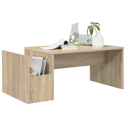 Coffee Table Sonoma Oak 90 x 45 x 35 cm Engineered Wood