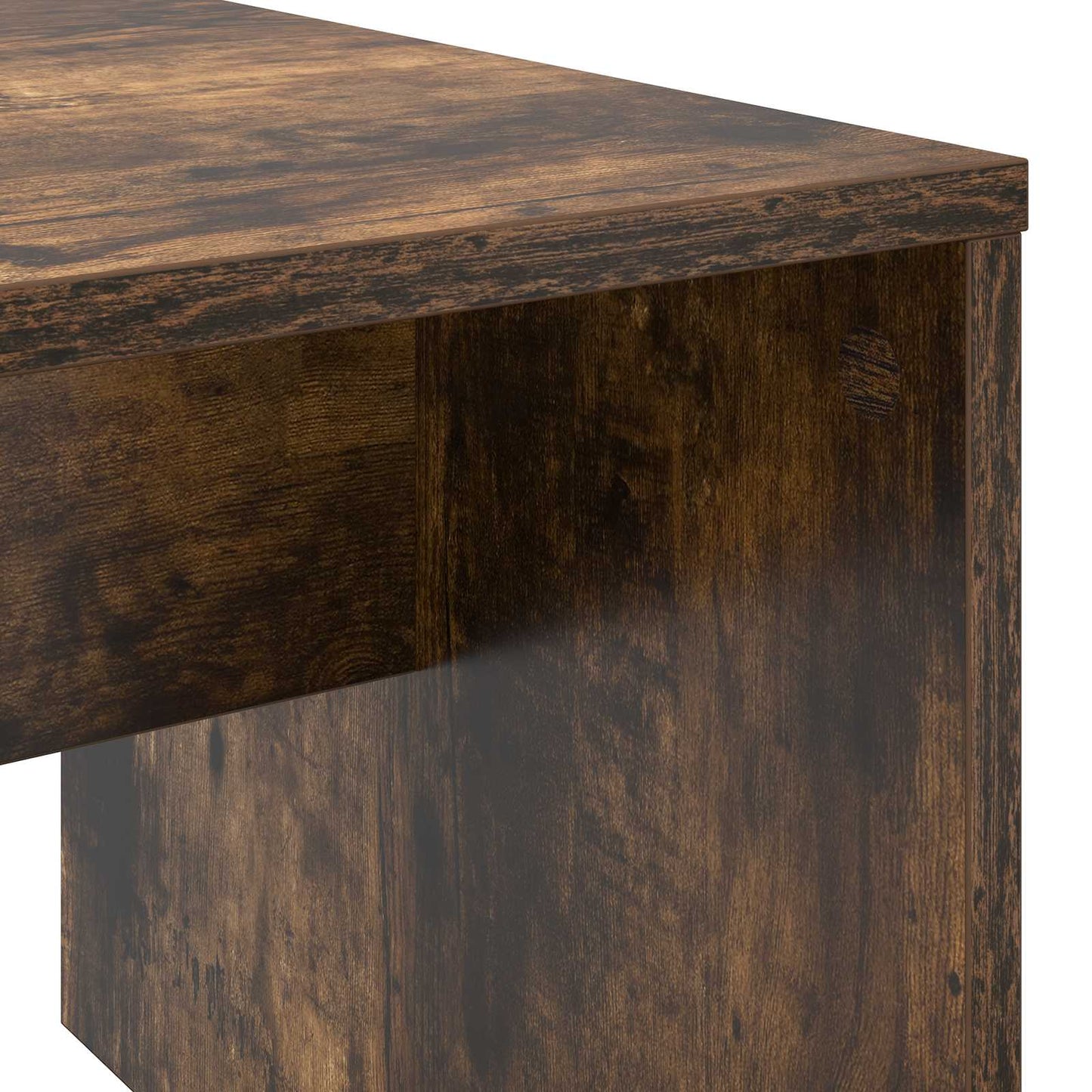 Coffee Table Smoked Oak 90 x 45 x 35 cm Engineered Wood