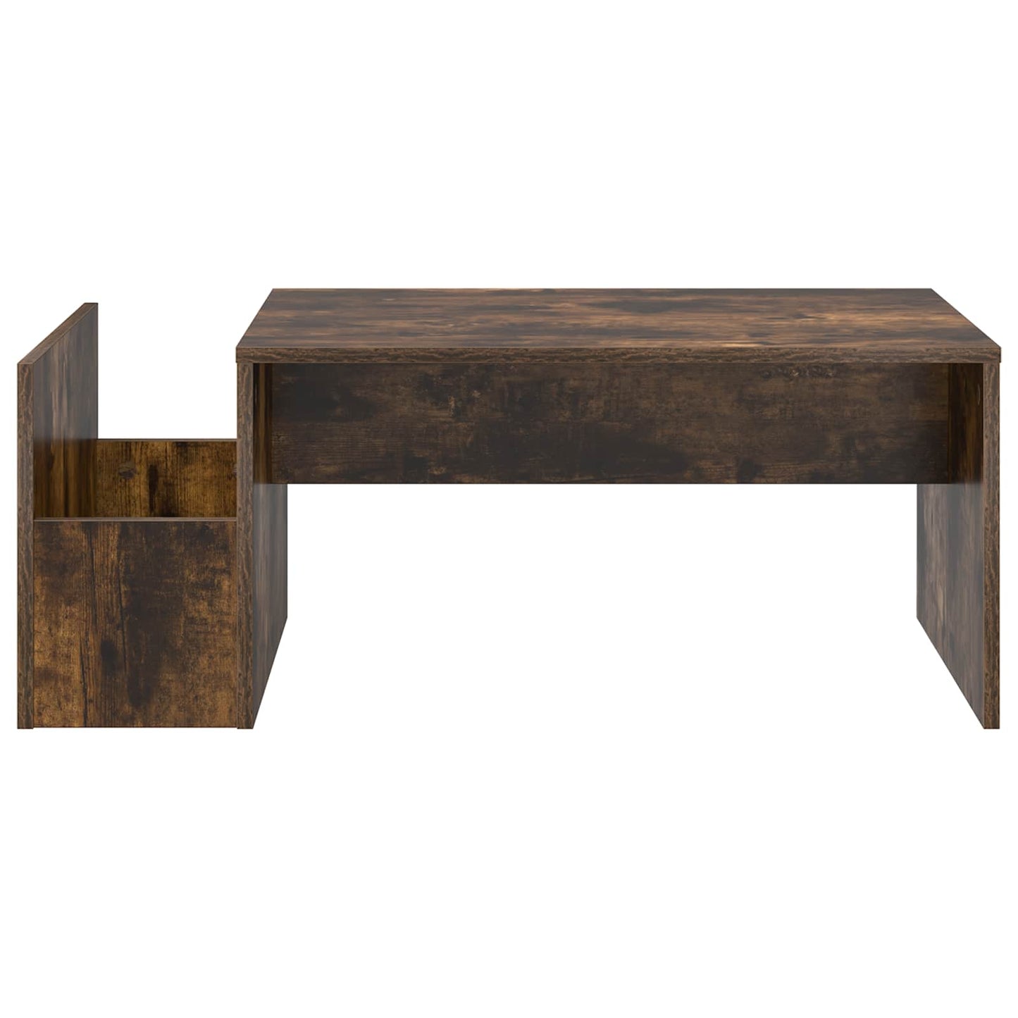 Coffee Table Smoked Oak 90 x 45 x 35 cm Engineered Wood