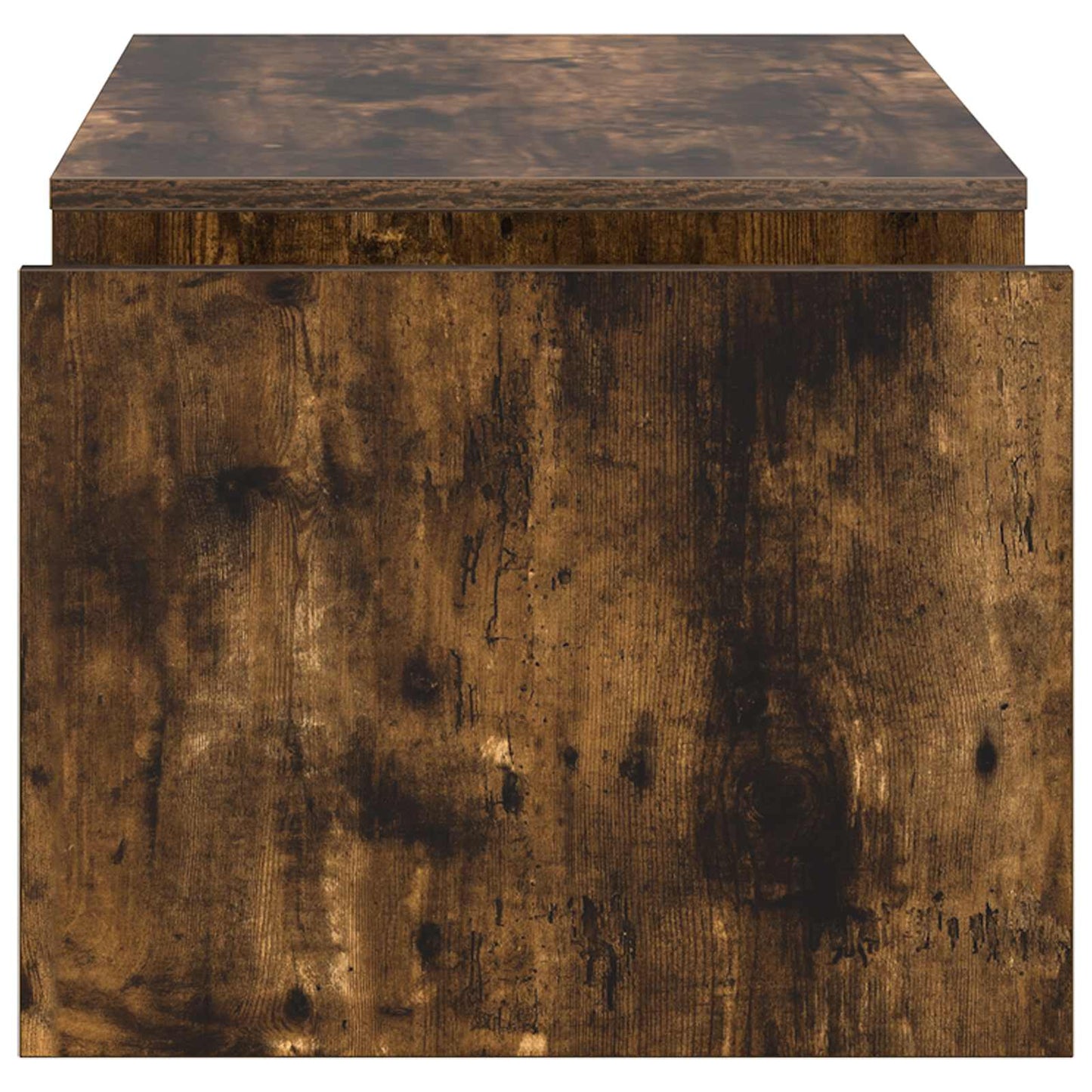 Coffee Table Smoked Oak 90 x 45 x 35 cm Engineered Wood