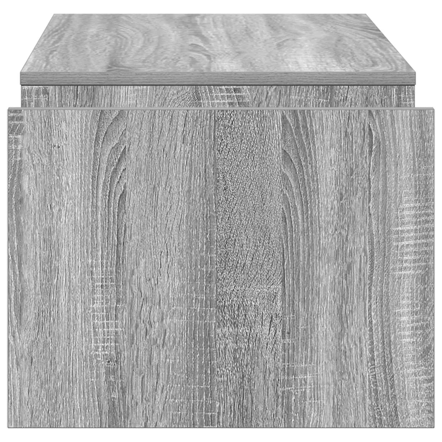 Coffee Table Grey Sonoma 90 x 45 x 35 cm Engineered Wood