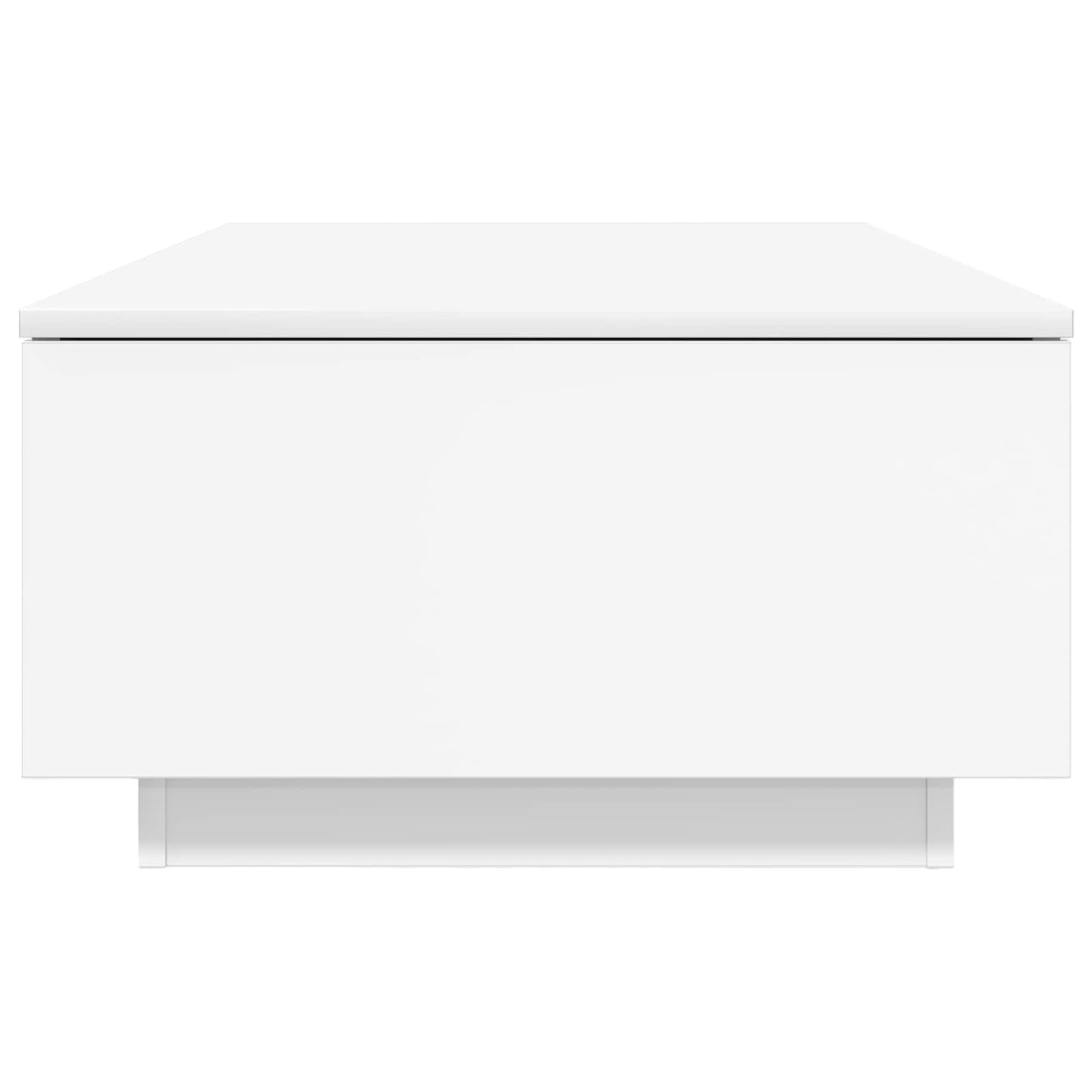 Coffee Table with Drawer White 95 x 55 x 31 cm Engineered Wood