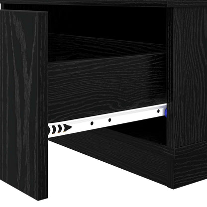 Coffee Table Black Oak 95 x 55 x 31 cm Engineered Wood