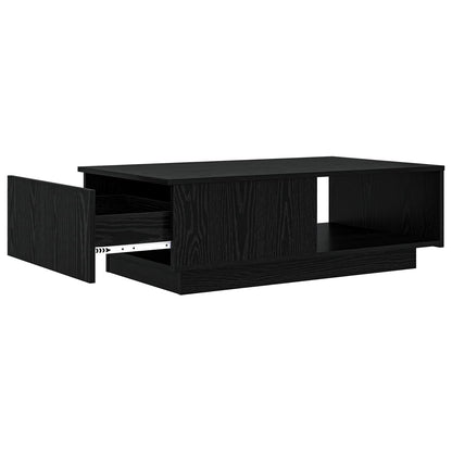 Coffee Table Black Oak 95 x 55 x 31 cm Engineered Wood