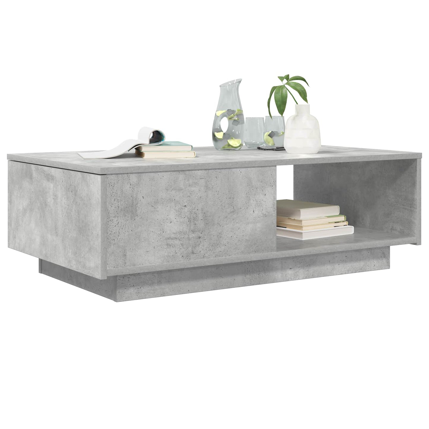 Coffee Table Concrete Grey 95 x 55 x 31 cm Engineered Wood