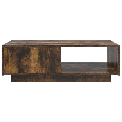 Coffee Table Smoked Oak 95 x 55 x 31 cm Engineered Wood