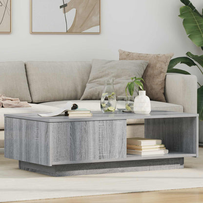 Coffee Table Grey Sonoma 95 x 55 x 31 cm Engineered Wood