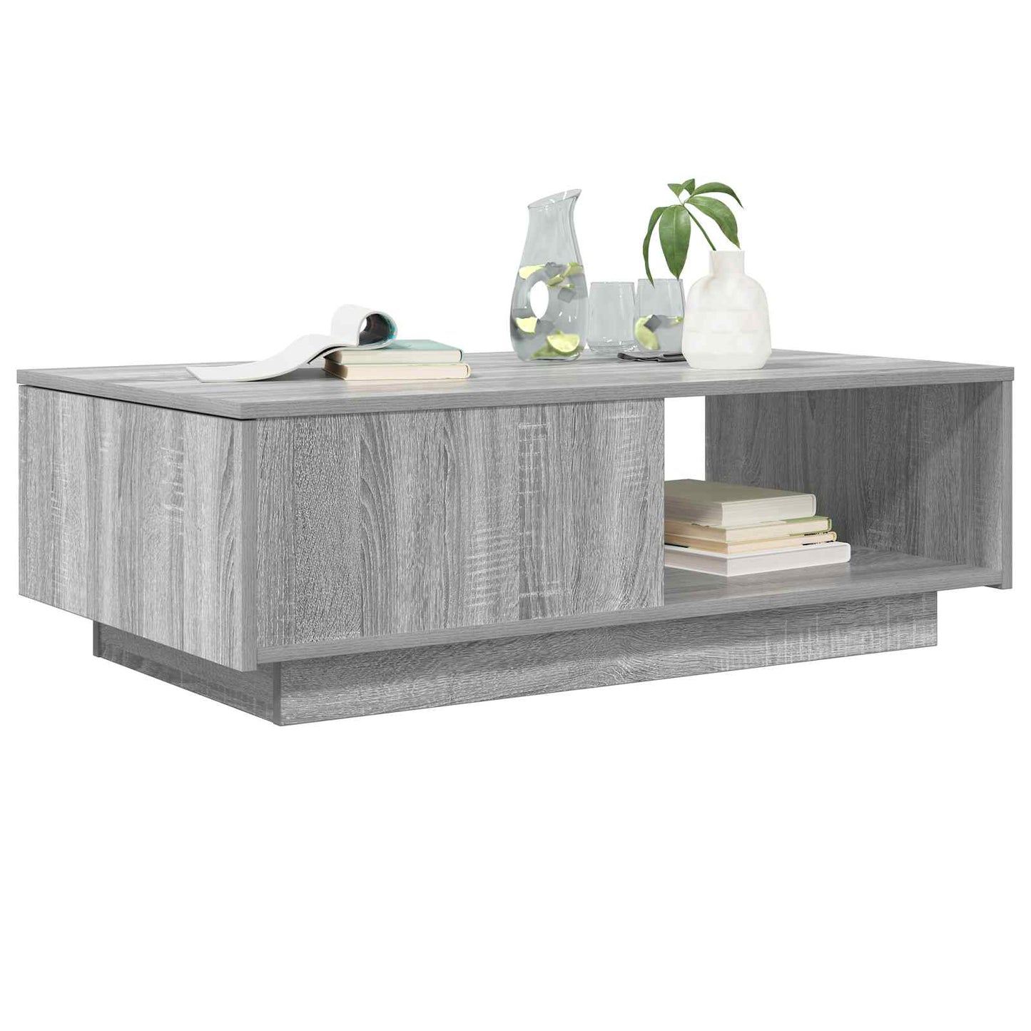 Coffee Table Grey Sonoma 95 x 55 x 31 cm Engineered Wood