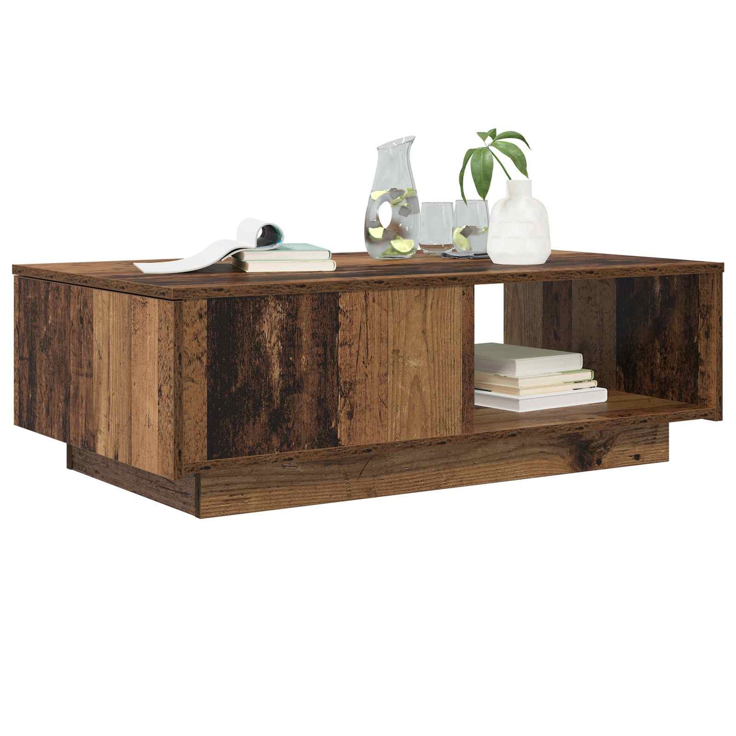 Coffee Table Old Wood 95 x 55 x 31 cm Engineered Wood