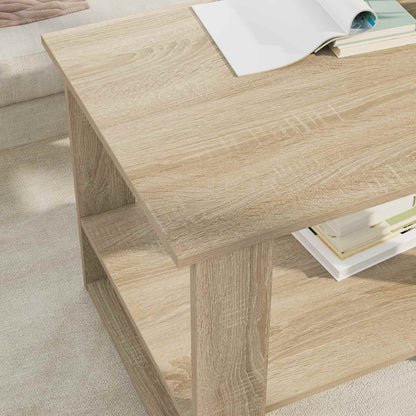 Coffee Table Sonoma Oak 72 x 50 x 50 cm Engineered Wood