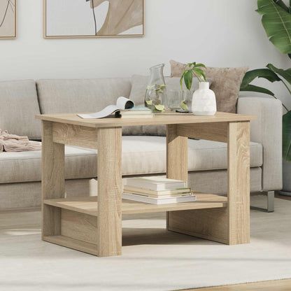 Coffee Table Sonoma Oak 72 x 50 x 50 cm Engineered Wood