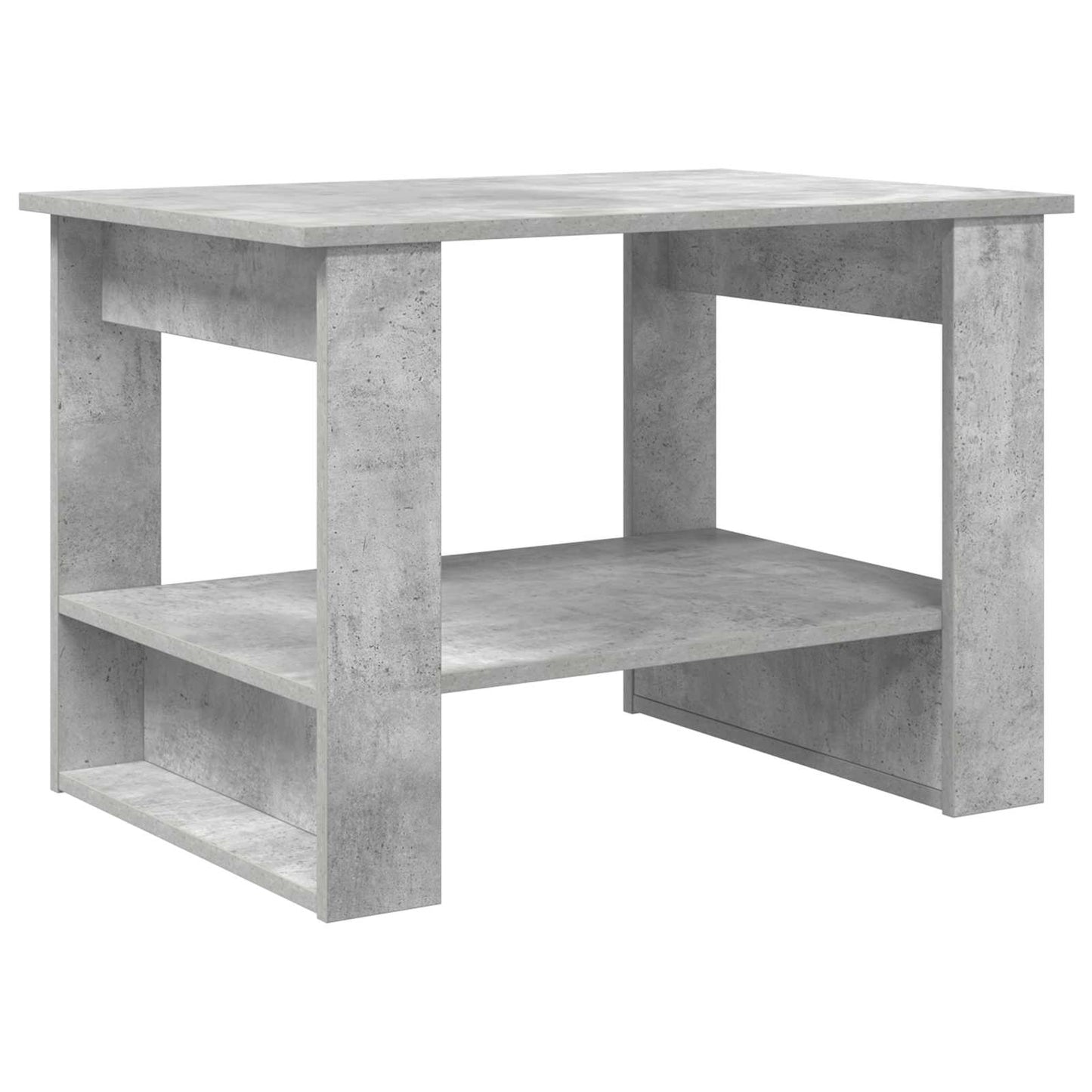 Coffee Table Concrete Grey 72 x 50 x 50 cm Engineered Wood