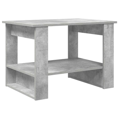 Coffee Table Concrete Grey 72 x 50 x 50 cm Engineered Wood