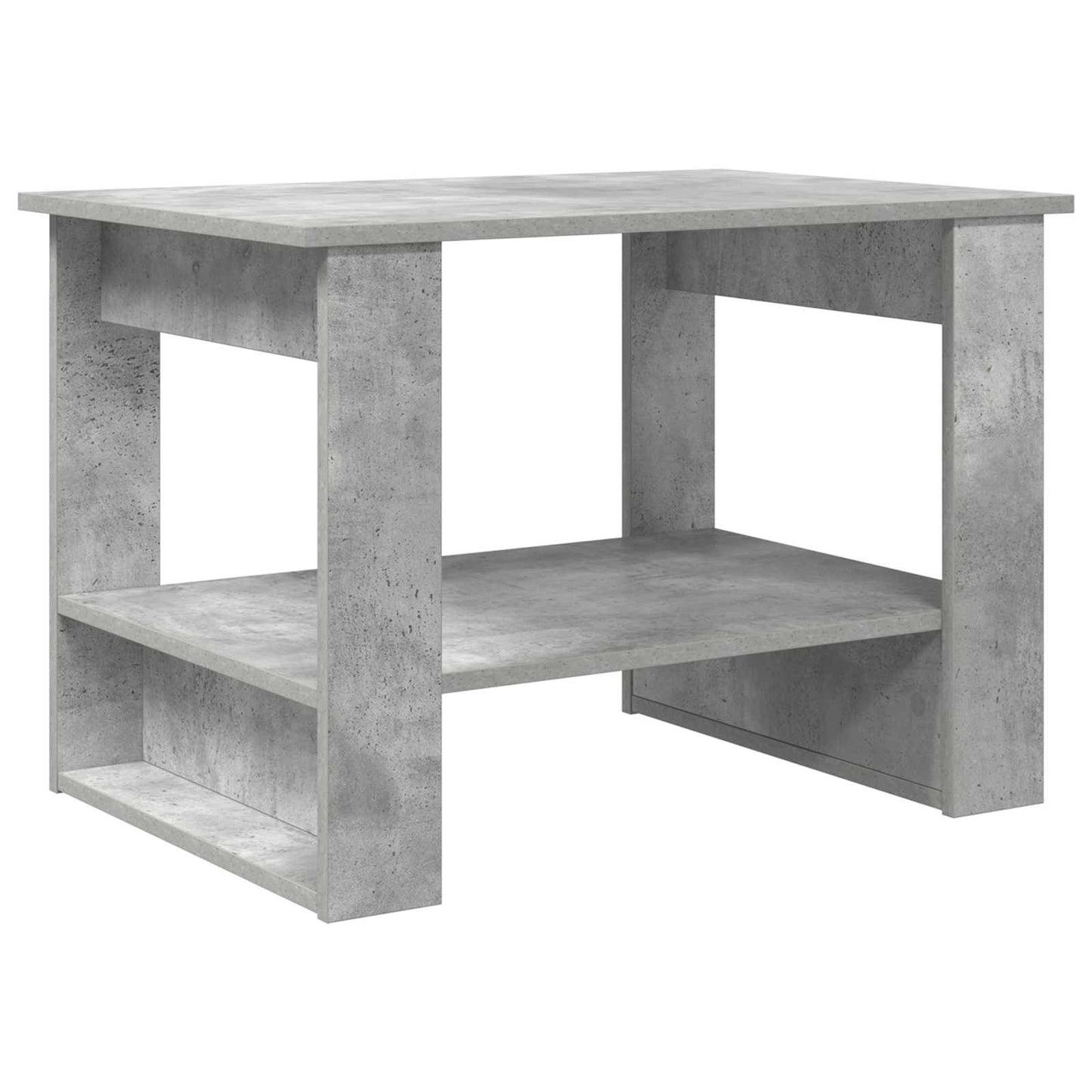 Coffee Table Concrete Grey 72 x 50 x 50 cm Engineered Wood