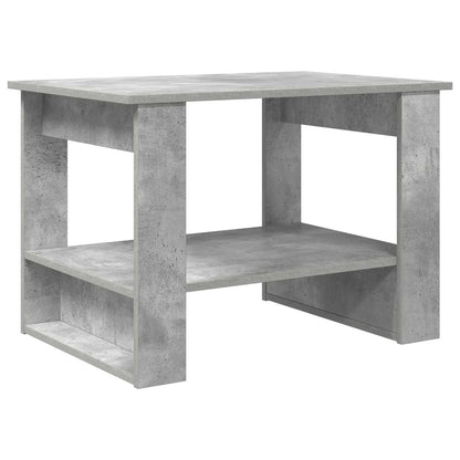 Coffee Table Concrete Grey 72 x 50 x 50 cm Engineered Wood
