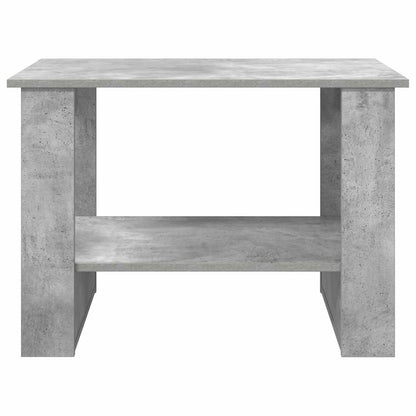 Coffee Table Concrete Grey 72 x 50 x 50 cm Engineered Wood