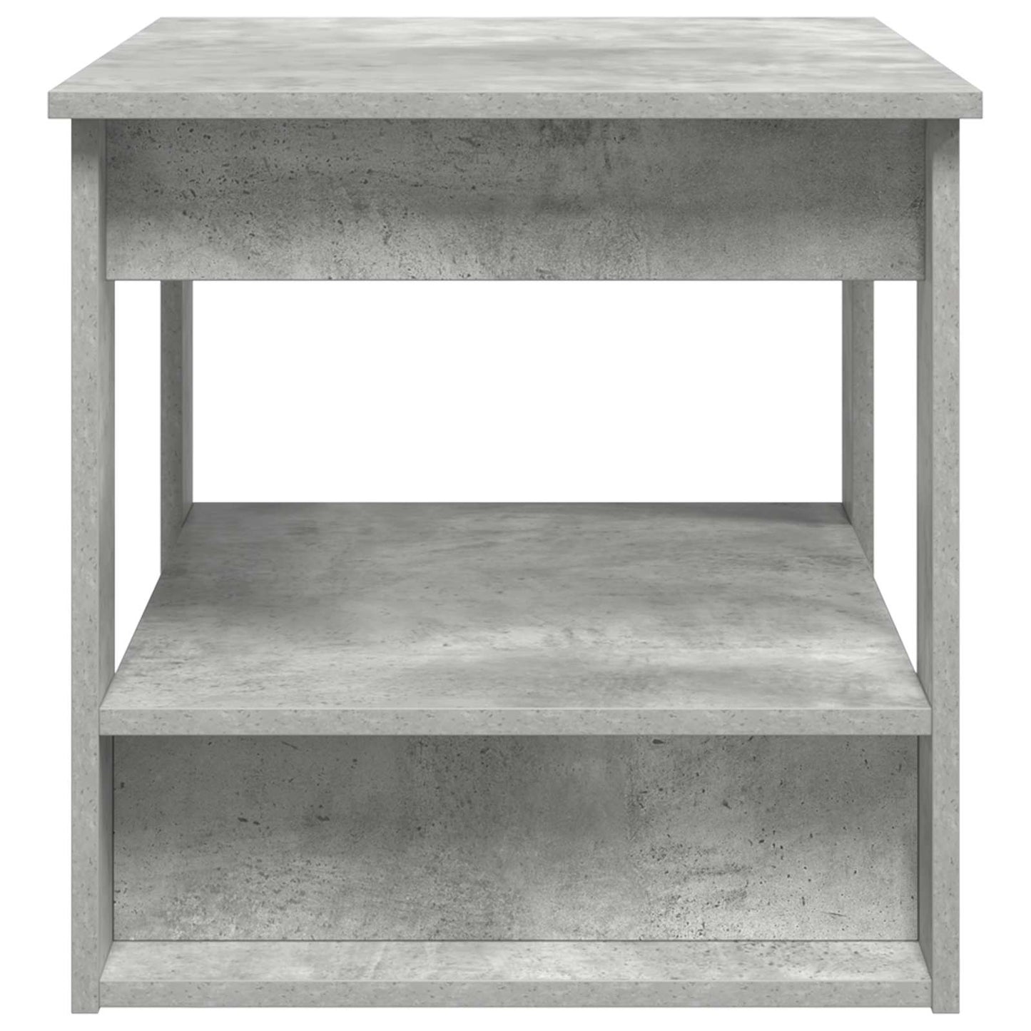 Coffee Table Concrete Grey 72 x 50 x 50 cm Engineered Wood