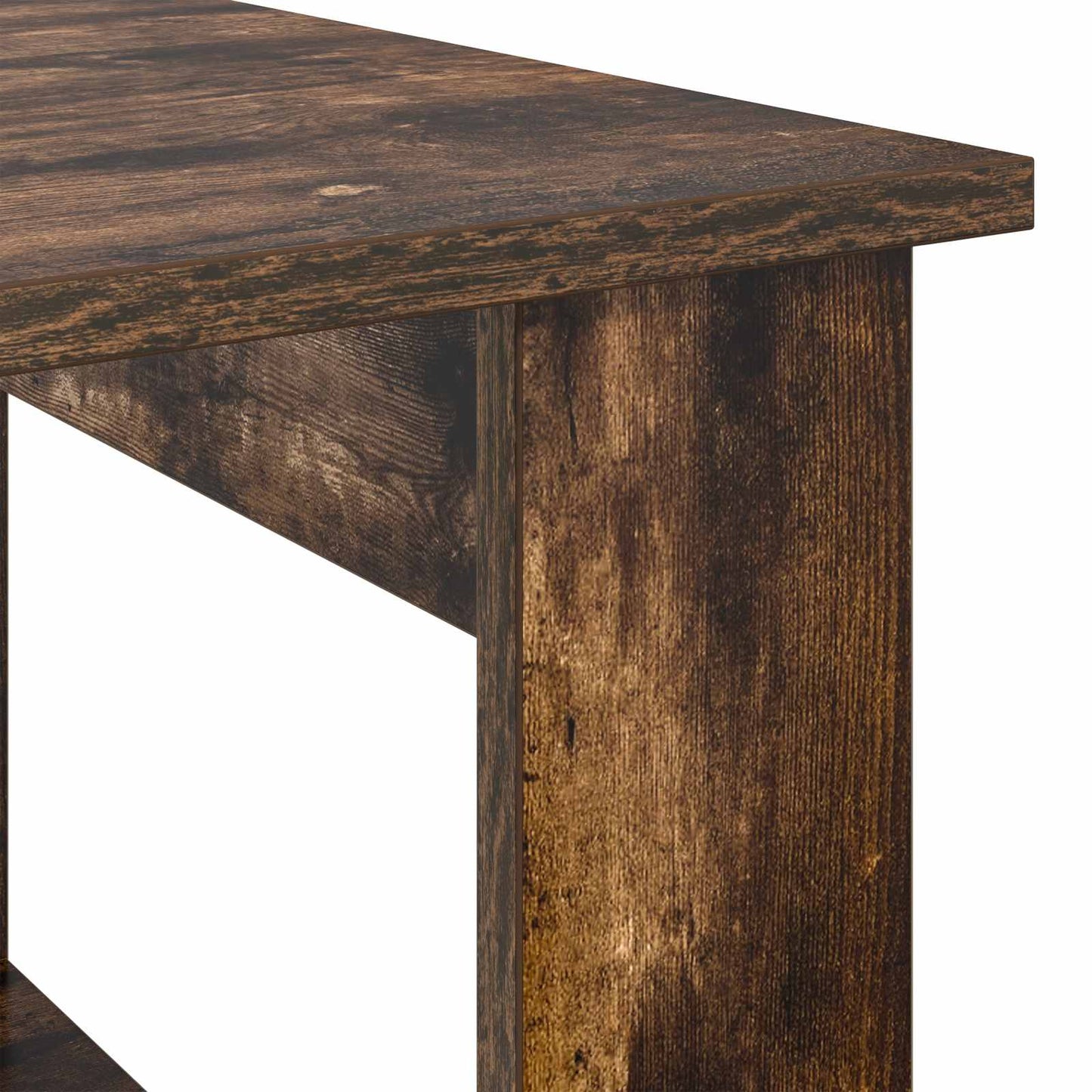 Coffee Table Smoked Oak 72 x 50 x 50 cm Engineered Wood