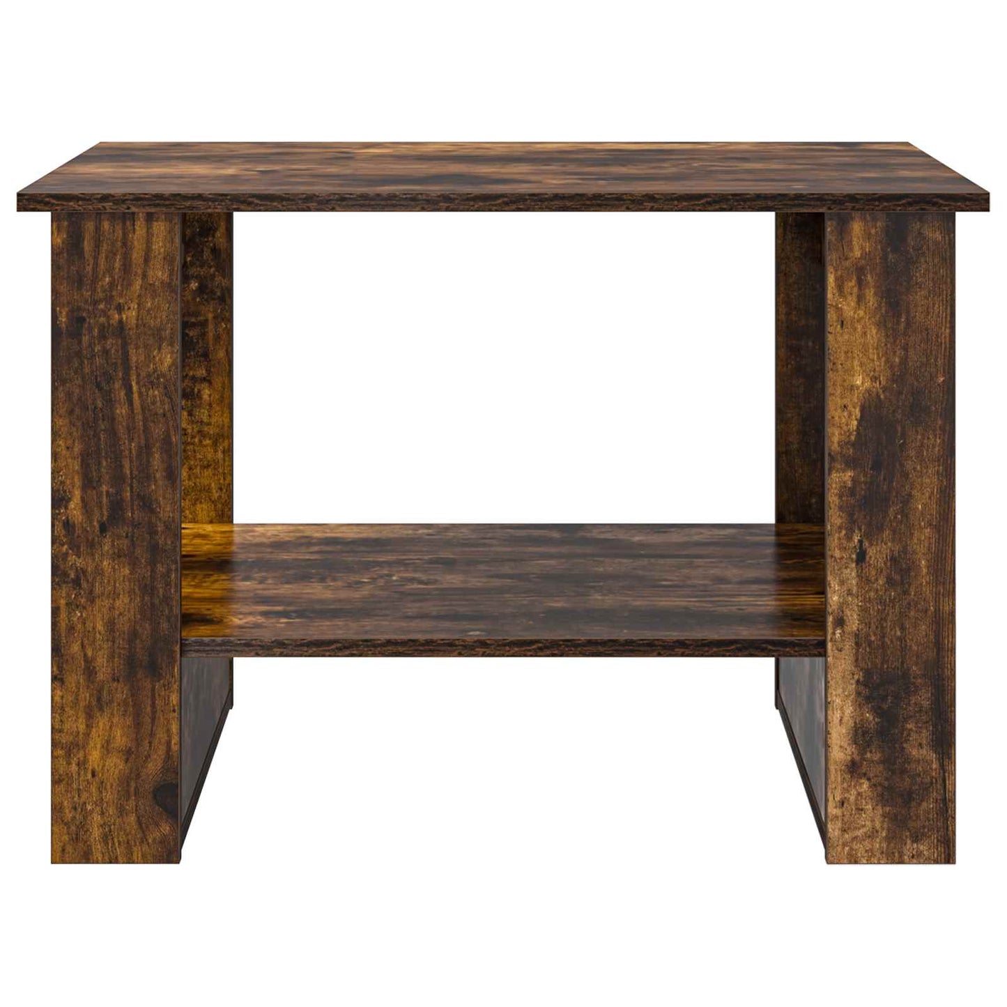 Coffee Table Smoked Oak 72 x 50 x 50 cm Engineered Wood