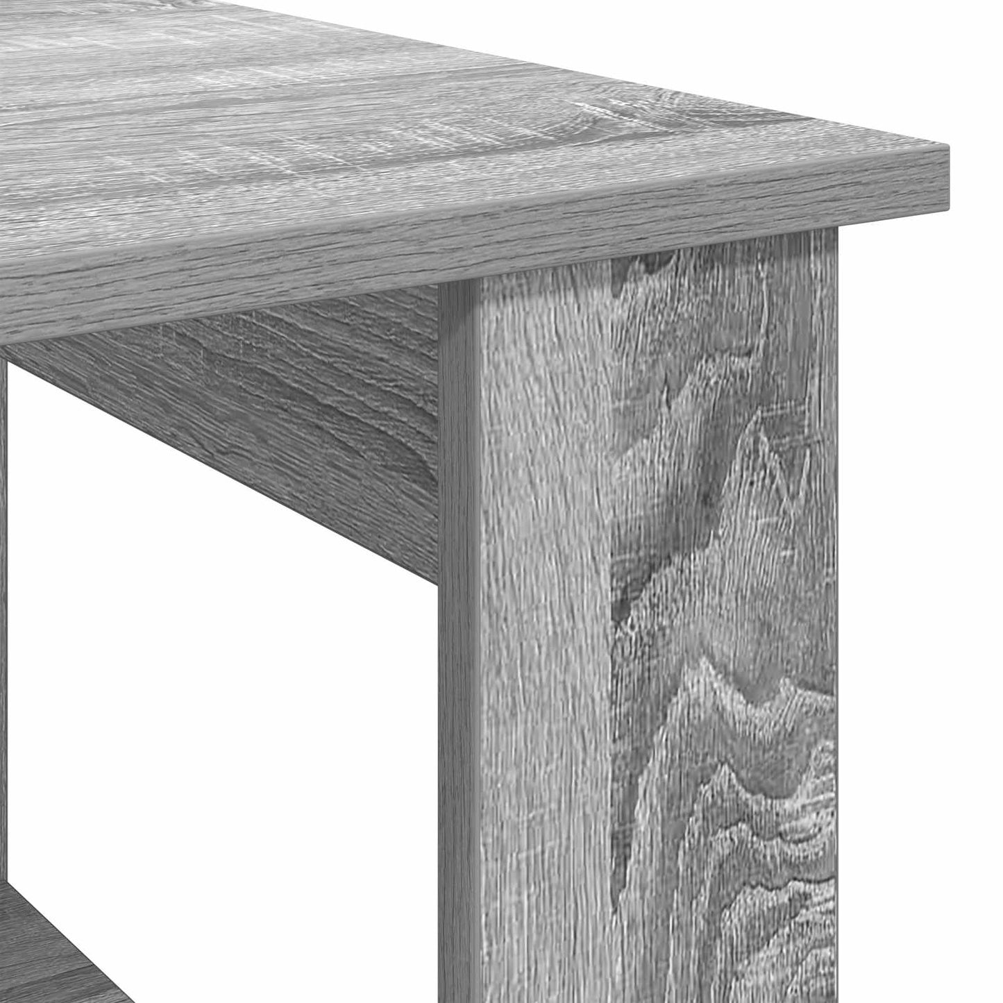 Coffee Table Grey Sonoma 72 x 50 x 50 cm Engineered Wood
