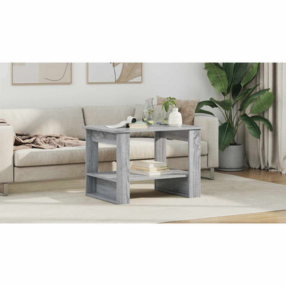 Coffee Table Grey Sonoma 72 x 50 x 50 cm Engineered Wood