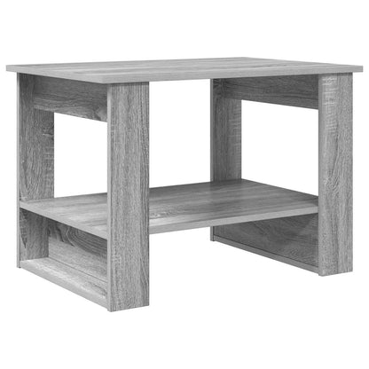 Coffee Table Grey Sonoma 72 x 50 x 50 cm Engineered Wood