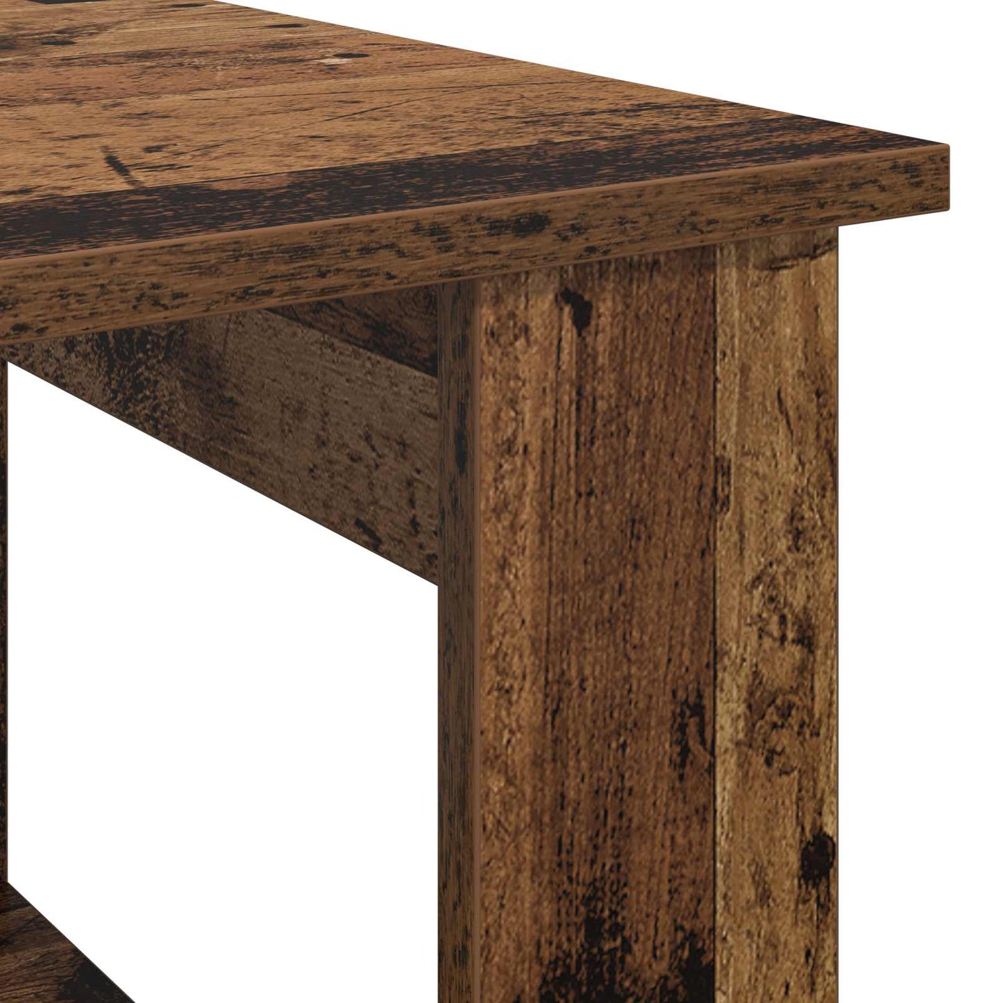 Coffee Table Old Wood 72 x 50 x 50 cm Engineered Wood