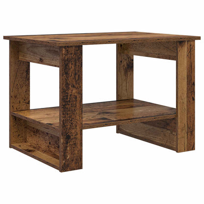 Coffee Table Old Wood 72 x 50 x 50 cm Engineered Wood