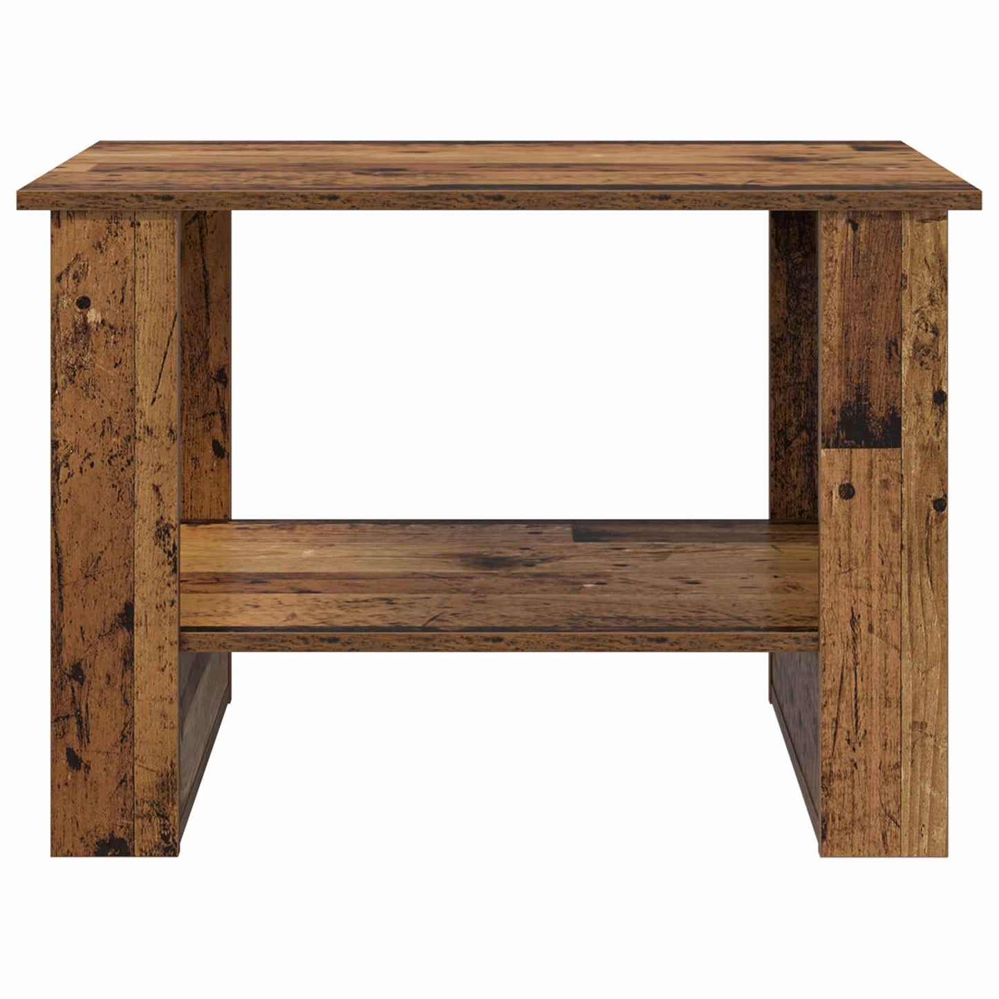 Coffee Table Old Wood 72 x 50 x 50 cm Engineered Wood