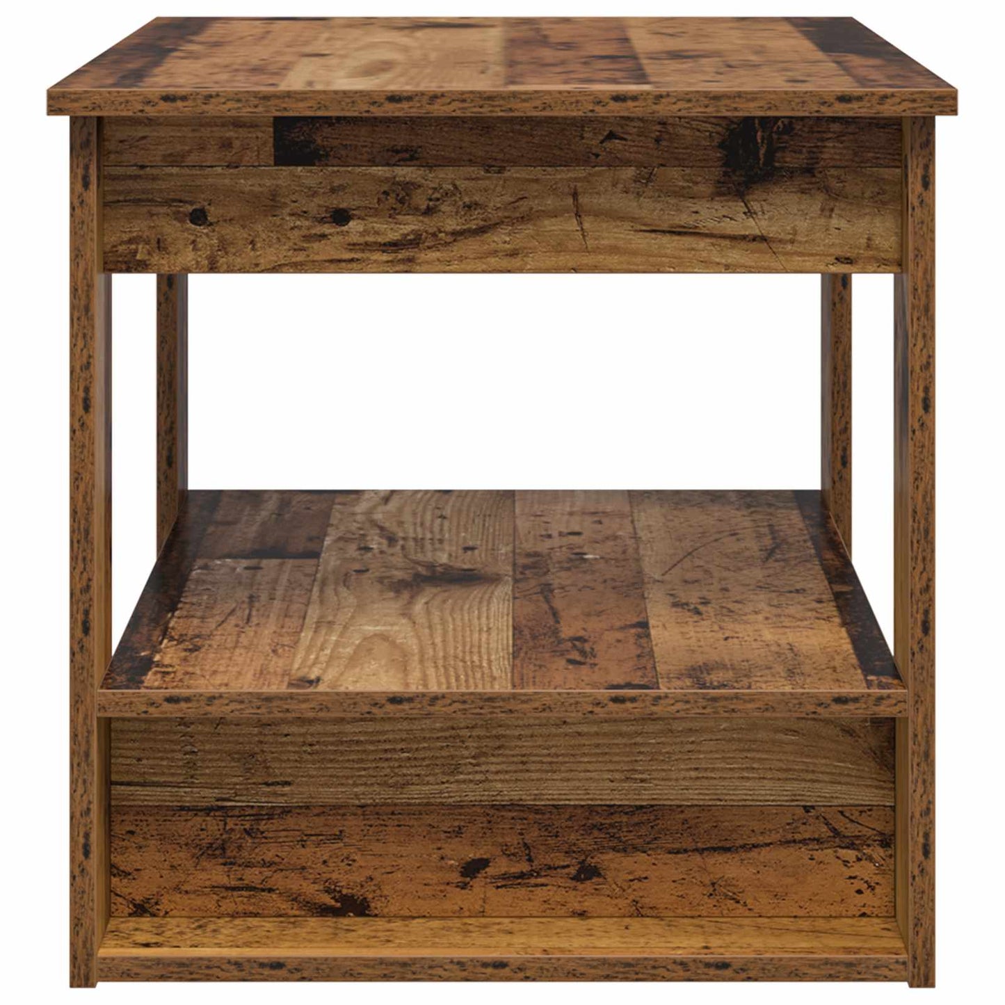 Coffee Table Old Wood 72 x 50 x 50 cm Engineered Wood
