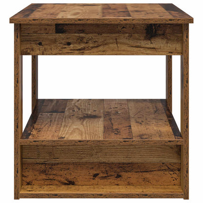 Coffee Table Old Wood 72 x 50 x 50 cm Engineered Wood