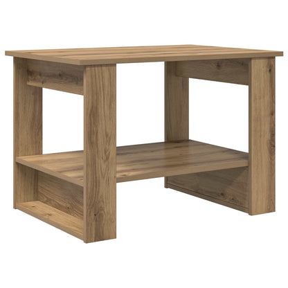 Coffee Table Artisan Oak 72 x 50 x 50 cm Engineered Wood
