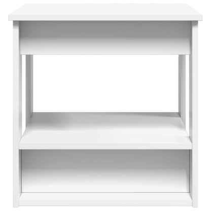 Coffee Table White 51 x 50 x 50 cm Engineered Wood