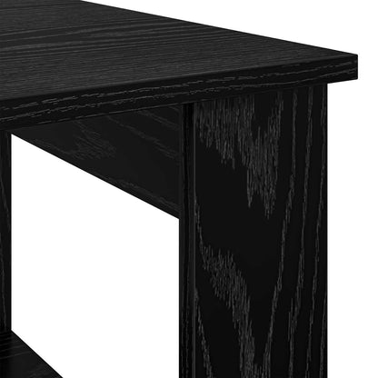 Coffee Table Black Oak 51 x 50 x 50 cm Engineered Wood