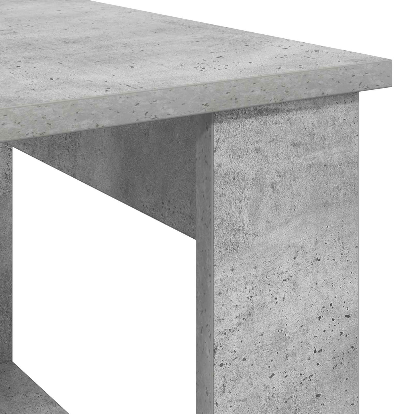 Coffee Table Concrete Grey 51 x 50 x 50 cm Engineered Wood