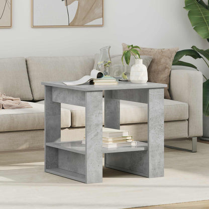 Coffee Table Concrete Grey 51 x 50 x 50 cm Engineered Wood