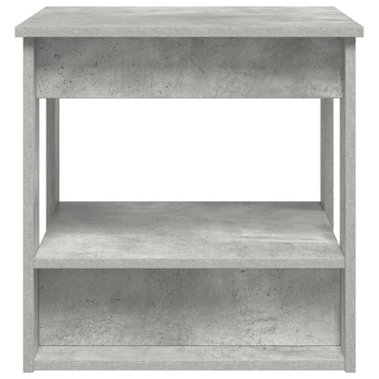 Coffee Table Concrete Grey 51 x 50 x 50 cm Engineered Wood