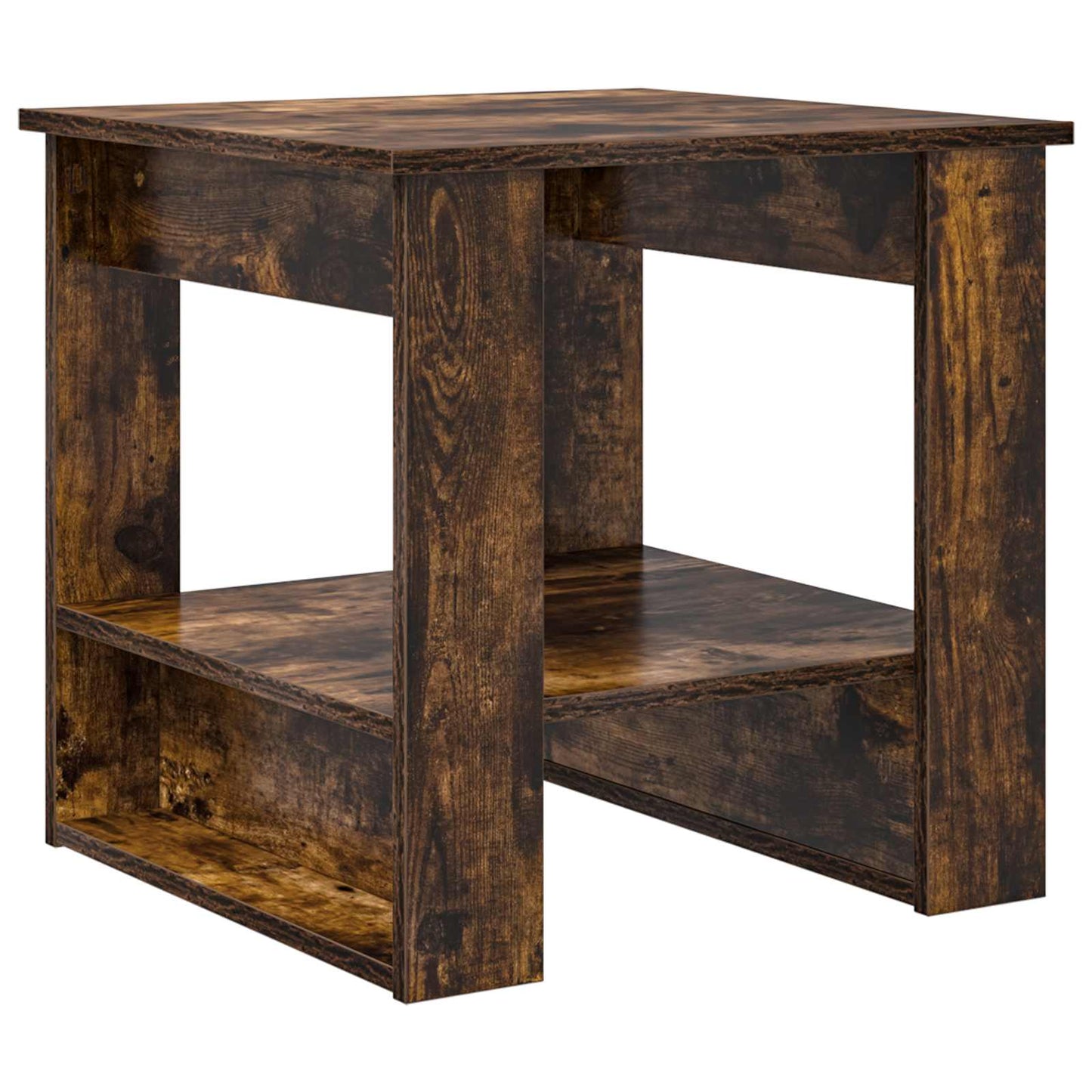 Coffee Table Smoked Oak 51 x 50 x 50 cm Engineered Wood