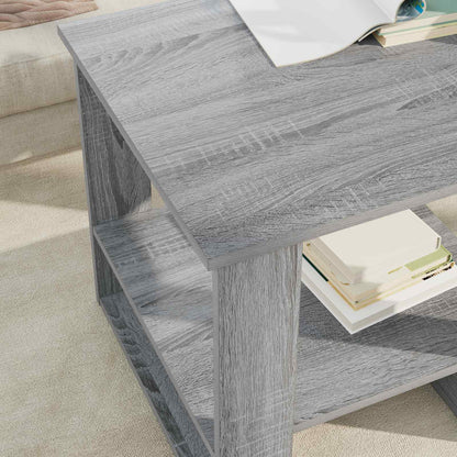 Coffee Table Grey Sonoma 51 x 50 x 50 cm Engineered Wood