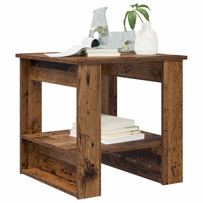 Coffee Table Old Wood 51 x 50 x 50 cm Engineered Wood