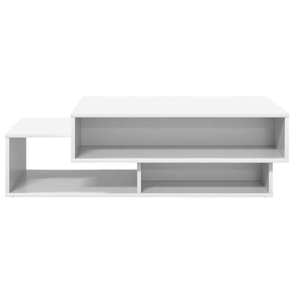 Coffee Table White 105 x 50 x 32.5 cm Engineered Wood