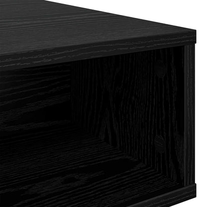 Coffee Table Black Oak 105 x 50 x 32.5 cm Engineered Wood