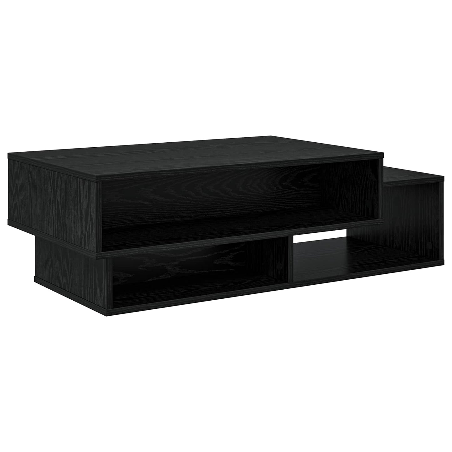 Coffee Table Black Oak 105 x 50 x 32.5 cm Engineered Wood